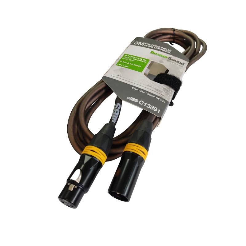 Cable 3 metros xlr besser sound c13391